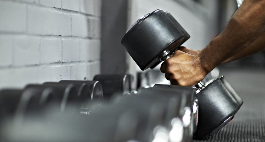 ejercicios con mancuernas